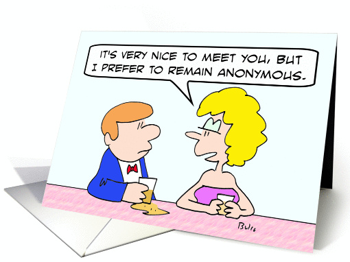 Girl in bar prefers to remain anonymous. card (886871)