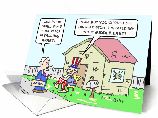 Ron Paul notes that Uncle Sam neglects America, builds... (898494)