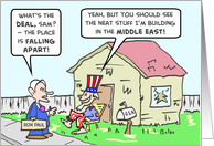 Ron Paul notes that Uncle Sam neglects America, builds Middle East. card