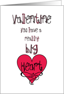 A Really BIG Valentine Heart card