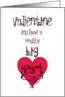 A Really BIG Valentine Heart card