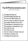 The All Purpose Card