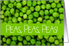 Peas, Peas, Peas! Be My Flower Girl? card