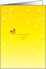 A Little Sunshine and Some Hope with Butterfly card