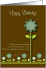 2 Peter 3:18 Floral Birthday card