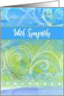 With Sympathy card