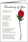Thinking of You - Relationship Break Up card