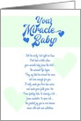 Your Miracle Baby Boy - Preemie Milestone card