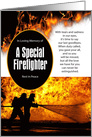 In Loving Memory of A Special Firefighter card