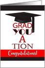 GRADYOUATION Congratulations! card