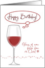 Glass of Wine, Feelin’ Fine, On Cloud 9 Birthday card