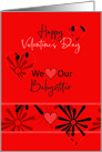 Valentine for Our Babysitter card
