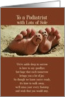 Podiatrist Retirement - It’s Time to Walk (from Group) card