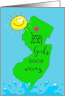 Jersey Girls Know How To Make Waves Good Luck In Your New Adventure card