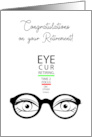 Eye Doctor Retirement Congratulations card