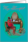 Happy Birthday Beautiful Aging With Grace Peacock card