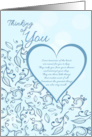Thinking of You Treasures of the Heart card