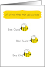 Bee Good Bee Sweet Bee Kind card