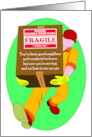 Moving Fragile Handle With Care Farewell card