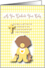 Baby Dedication African American card