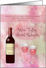 Wine Tasting Bridal Shower Invitation card