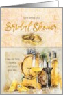 You’re Invited Wine Tasting Bridal Shower card