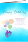 Happy Birthday Blessings card