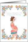 Expecting A Blessing Pregnancy Get Well Wishes card