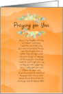 Praying for You Blank Inside card