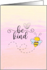 Be Kind Encouragement for Kids card