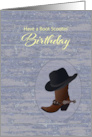 Boot Scootin Birthday card