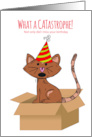 Catastrophe Belated Birthday card