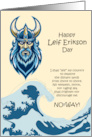 Leif Erikson Day October 9 card