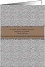 Happy Birthday Brother Quote Dotted Card