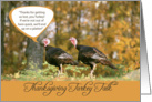 Thanksgiving Turkey Humor card