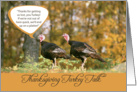 Thanksgiving Turkey Humor card