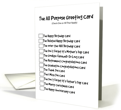 The All Purpose card (1035377)