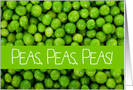 Peas, Peas, Peas! Be...