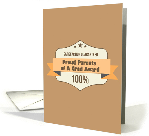 Proud Parents of a Grad Award card (1089848)