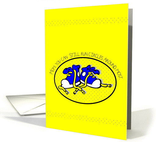 Mom's Running Sneakers Mother's Day card (1091738)