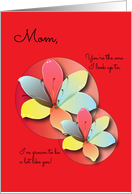 Mom, I Look Up To You card