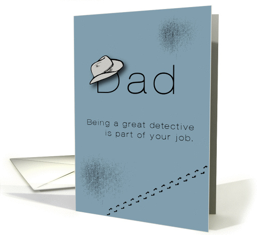 Detective Dad - Father's Day card (1100270)
