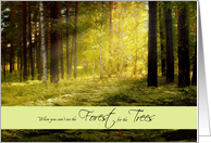 Can’t See the Forest for the Trees Encouragement card