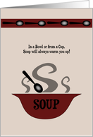 Celebrate National Soup Month card