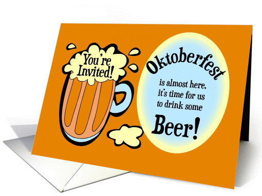 Oktoberfest Party Invitation card (1419634)