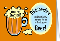 Oktoberfest Party Invitation card