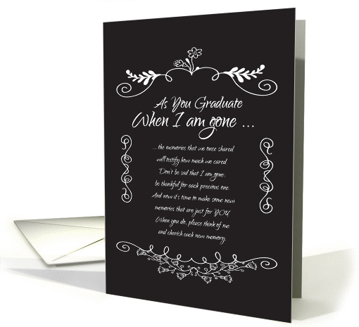 As You Graduate...When I'm Gone card (1424078)