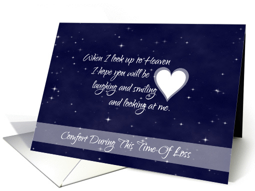 Comfort During This Time of Loss Sympathy card (1424840)