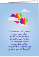True Meaning of the Rainbow - Encouragement card