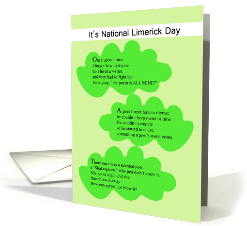 Happy National Limerick Day! card (1425470)
